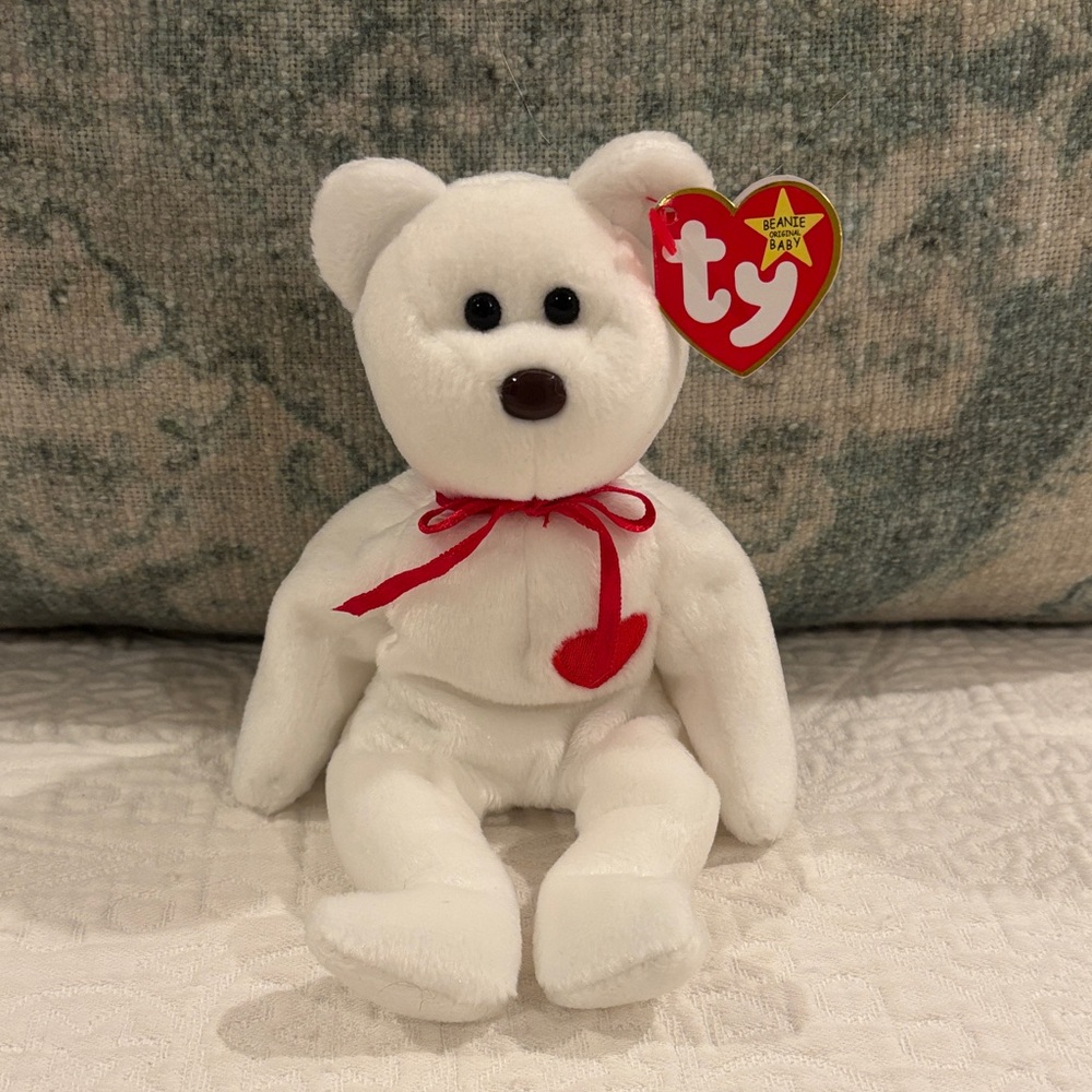 TY Beanie Babies "Valentino" The Bear 1993/1994